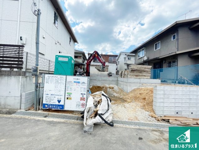明石市魚住町錦が丘　第4期　新築一戸建ての外観|周辺は落ち着いた街並みの住宅地！子育てがしやすい住環境です！まだ未完成ですが、現地でしかわからない事もございます。是非一度ご覧ください。