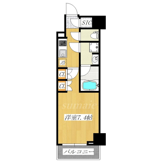 DIPS赤羽RESIDENCEの間取り|南西向きのお部屋です☆