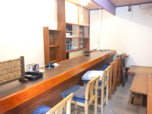 館山市北条　店舗事務所の内装|1F空き店舗カウンター