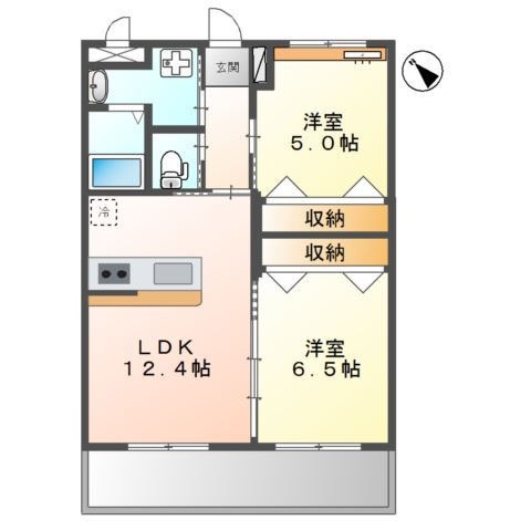 【間取り】 | ルミナスパレス上田原