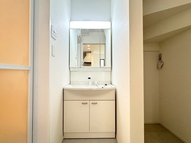 明石市魚住町西岡新築戸建A号棟の独立洗面台