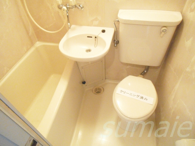 北区上十条５丁目の賃貸マンションの浴室|お手入れしやすい３点ユニットです☆