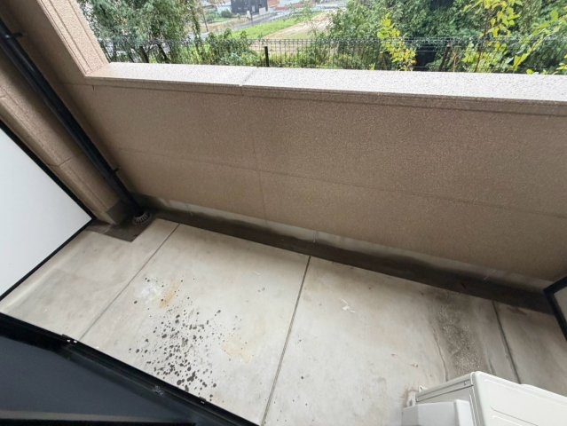 白土ハイツのバルコニー