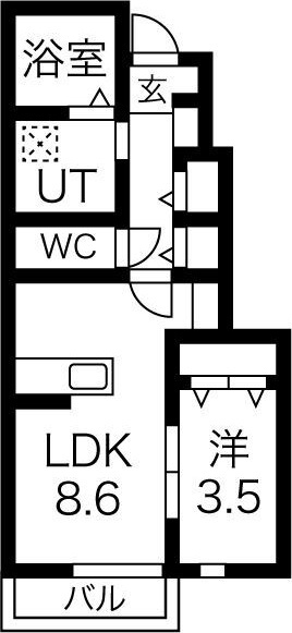 太鷲苑IIの間取り