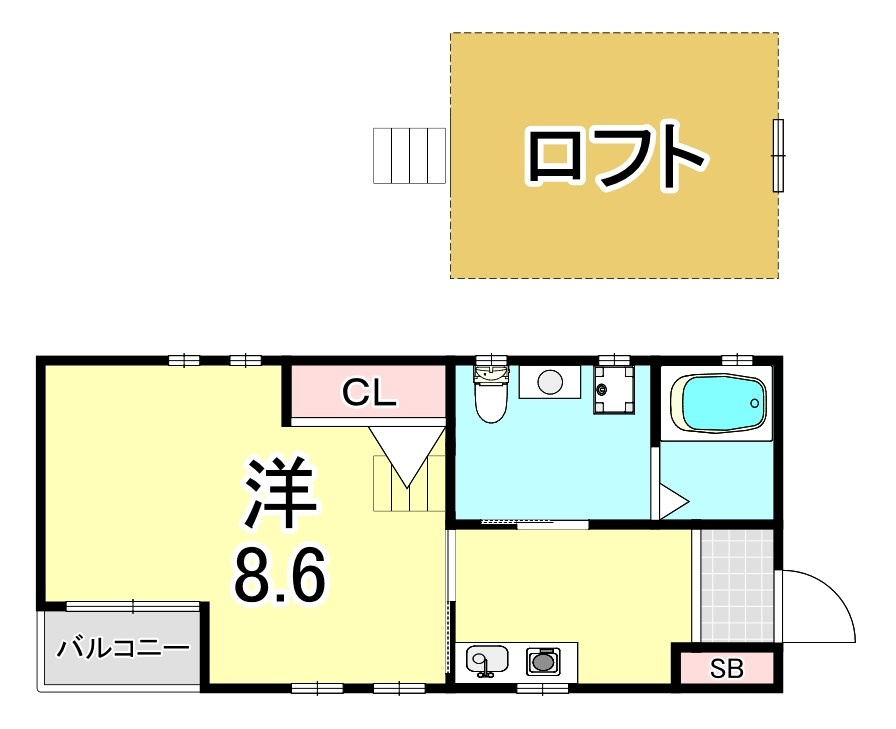 サイプレス山下町の間取り