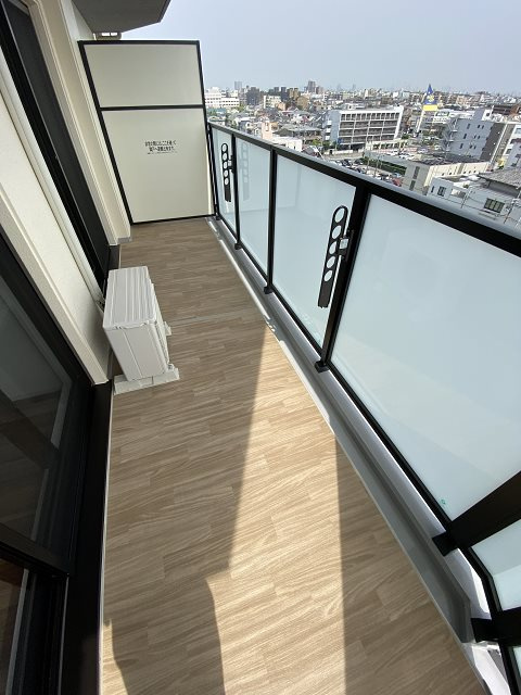 La　Douceur西宮北口のバルコニー
