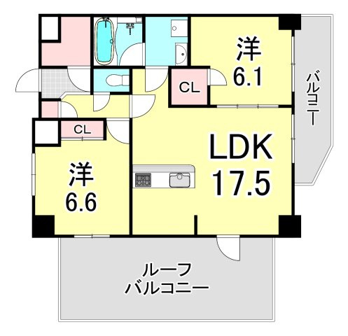 La　Douceur西宮北口の間取り