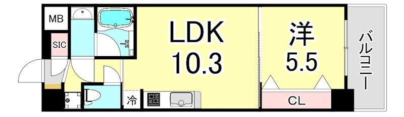 La　Douceur西宮北口の間取り