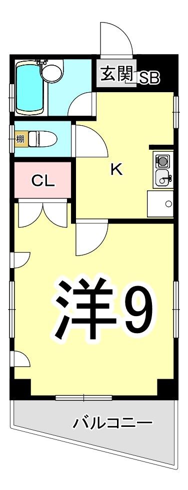 アイビス長田の間取り