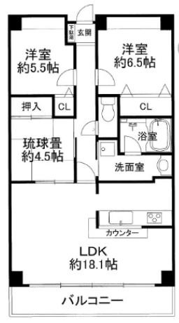 ジークレフ六甲の丘の間取り