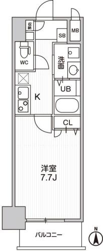 LaDouceur梅田Eastの間取り