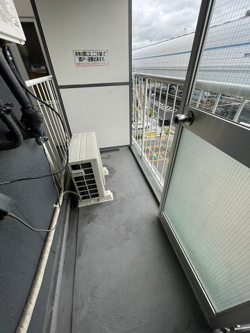 カルム甲子園のバルコニー
