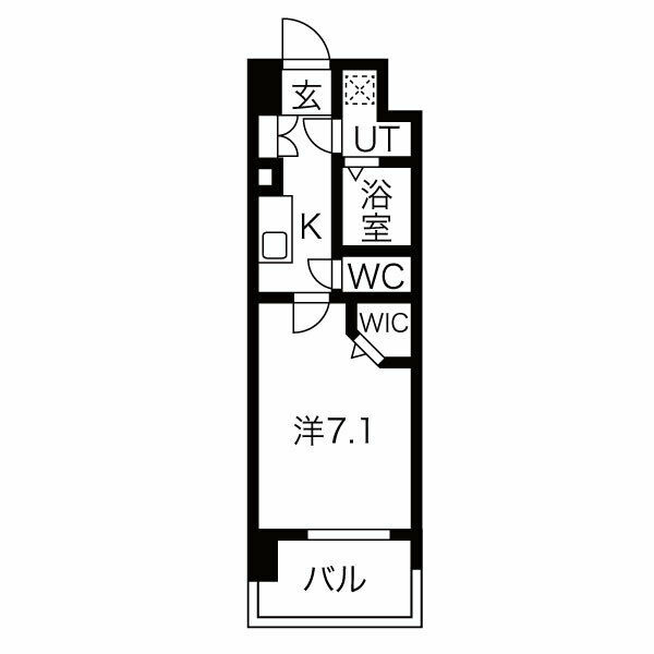 ミラージュパレス難波幸町の間取り