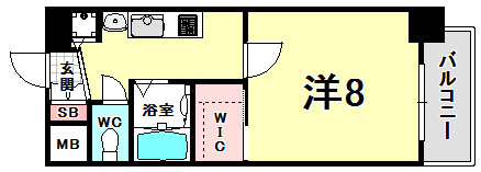 Citta　Vista神戸下山手通の間取り