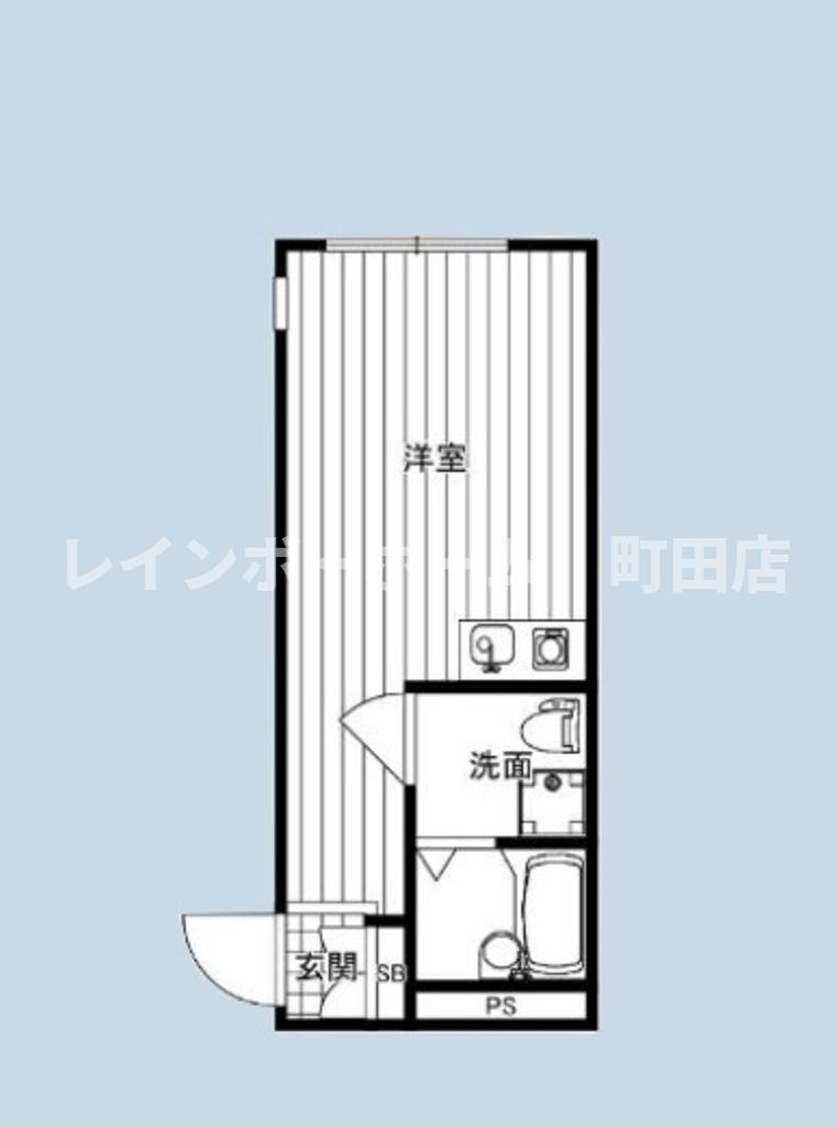サイドガレージ矢部※初期費用分割後払いサービス利用可能物件の間取り