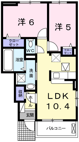 エアリーⅡの間取り