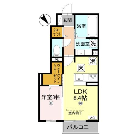 グランクレール西二見の間取り