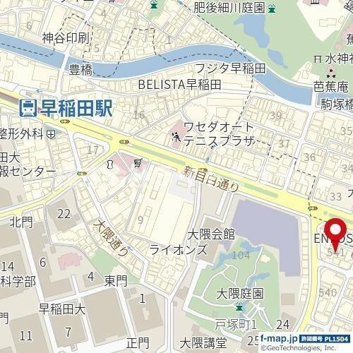 Ｄａｍａｎｓａｒａ　Ｗａｓｅｄａの地図| 