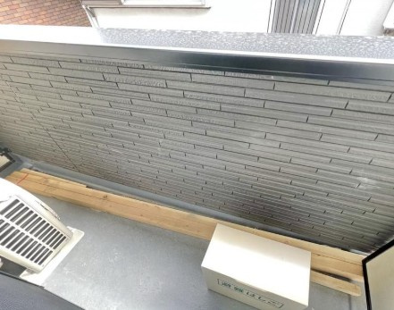 町田市小川４丁目のアパートのバルコニー