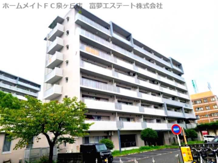 サンヴァリエ津久野7号棟の外観