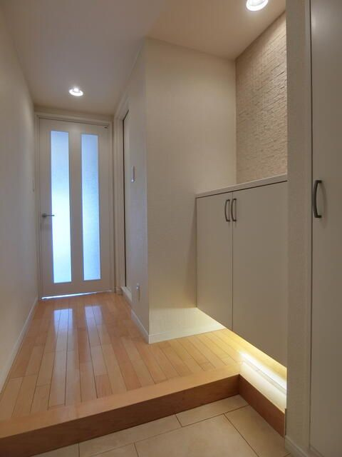 朝日広尾マンションの玄関