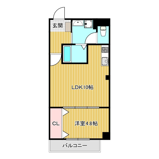 ソリティア茨木の間取り