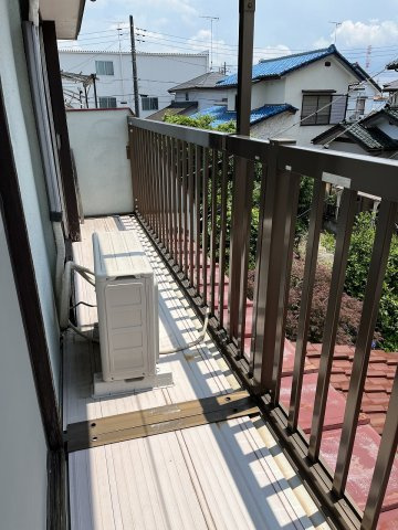 間々田2450戸建てのバルコニー
