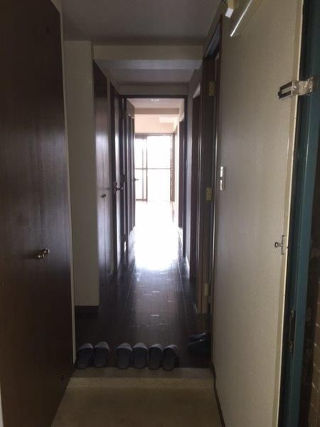 アルデール日吉の玄関