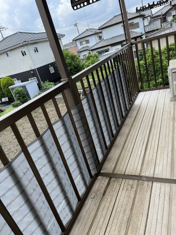小山市乙女一丁目戸建てのバルコニー