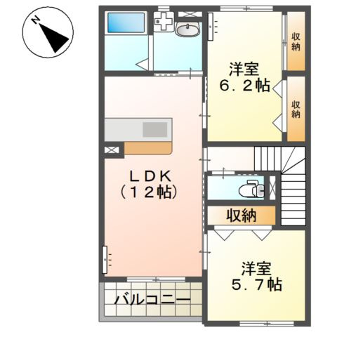 フランシーズの間取り
