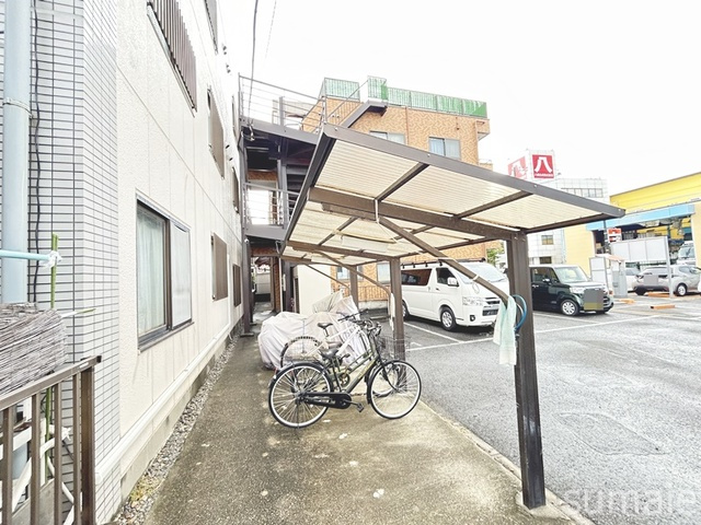コーポKSMのその他共用部分|駐輪場です！