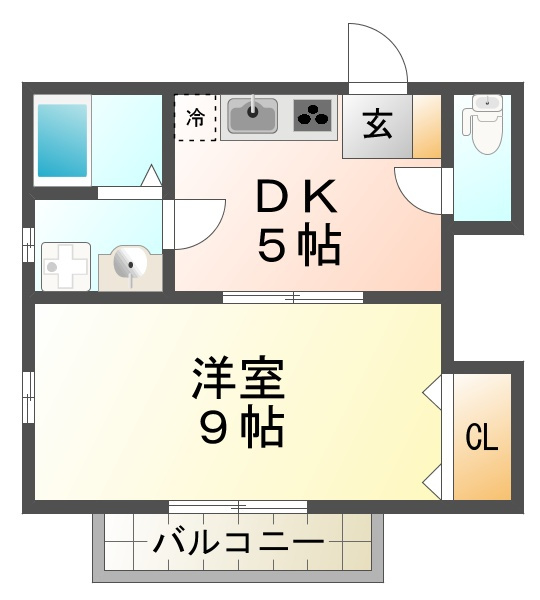 パル松本の間取り