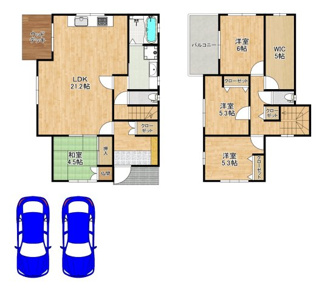 【間取り】 | 下松町　中古一戸建