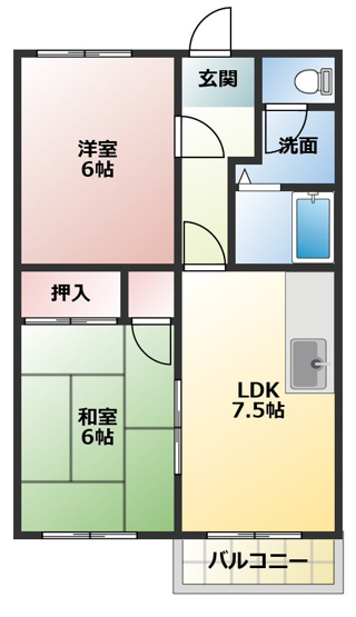 【間取り】 | Beach Walk ANNEX | Beach Walk ANNX 