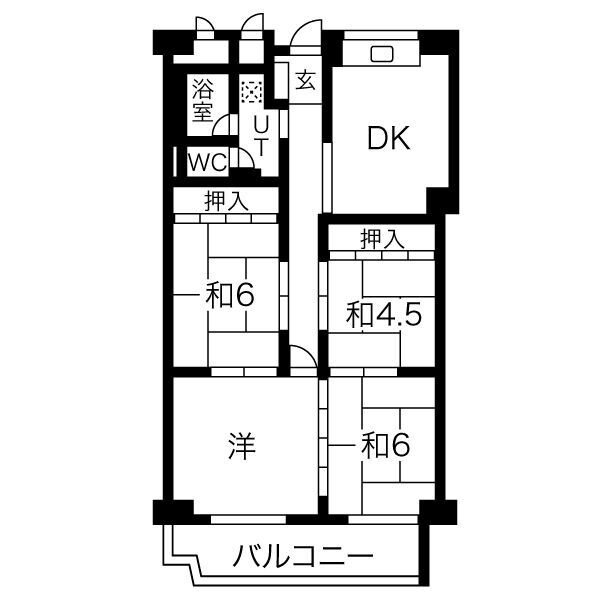 リリーハイツ八事の間取り