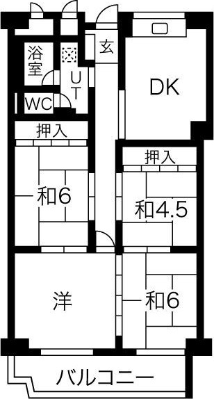リリーハイツ八事の間取り