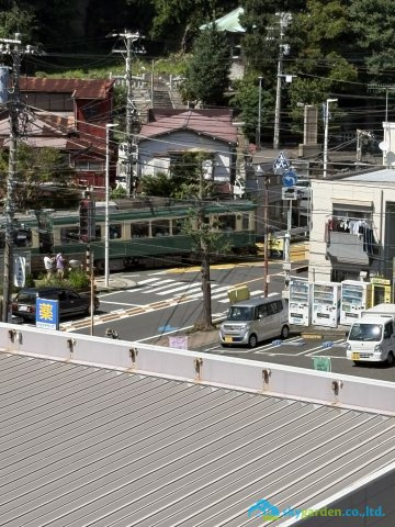 藤和江ノ島ホームズステージⅡの展望|江ノ電の通過が見れます
