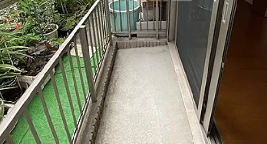 スズランガーデンのバルコニー