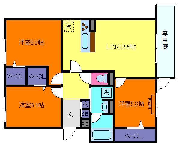 エレナ本山の間取り
