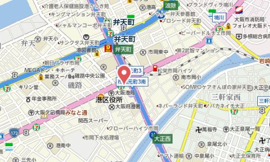【地図】 | エステムコート難波WEST-SIDE大阪ドーム前