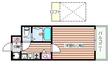 【間取り】 | エステムコート難波WEST-SIDE大阪ドーム前