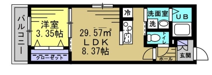 グランフィールド八潮の間取り