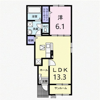 【間取り】 | Ｃａｓａ　Ｌｉｎｏ　Ａ