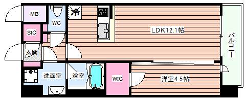 【間取り】 | スプランディッド新大阪Ⅶ