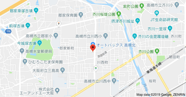 奥田ハイツの地図