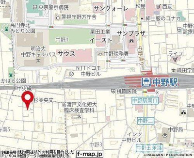 【地図】 | シエスタ中野
