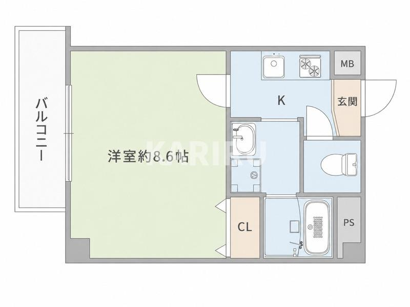 アヴェール早苗町の間取り