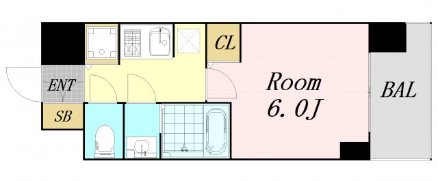 M-RESIDENCE新大阪Garden　仲介手数料無料の間取り