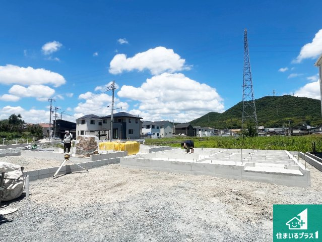 姫路市北原　第7期　新築一戸建ての外観|現在の進捗状況です！順調に作業進行中、完成が待ち遠しいです！詳細の間取り等、お気軽にお問い合わせください！