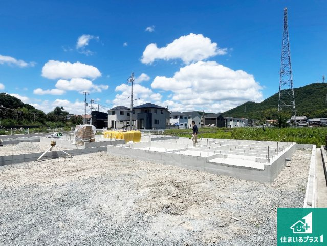 姫路市北原　第7期　新築一戸建ての外観|現在の進捗状況です！順調に作業進行中、完成が待ち遠しいです！詳細の間取り等、お気軽にお問い合わせください！